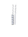 Mono Orecchino Donna Marlù 31OR0025-W pendente catena cutting cross e pendente con zirconi