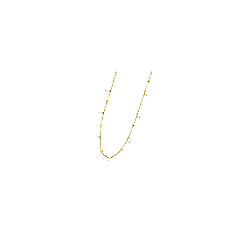 Collana Donna Marlù Be Woman 2CO0069G-W in Acciaio Colore Oro con Perline Collana Donna Marlù Be Woman 2CO0069G-W in Acciaio Colore Oro con Perline