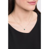 Girocollo Donna Comete GLB 1382 in Oro 18 Kt 750% Con Diamanti e Rubino Smeraldo
