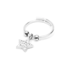 Anello in acciaio Silver 316L 18AN072 Marlù da donna con Stella
