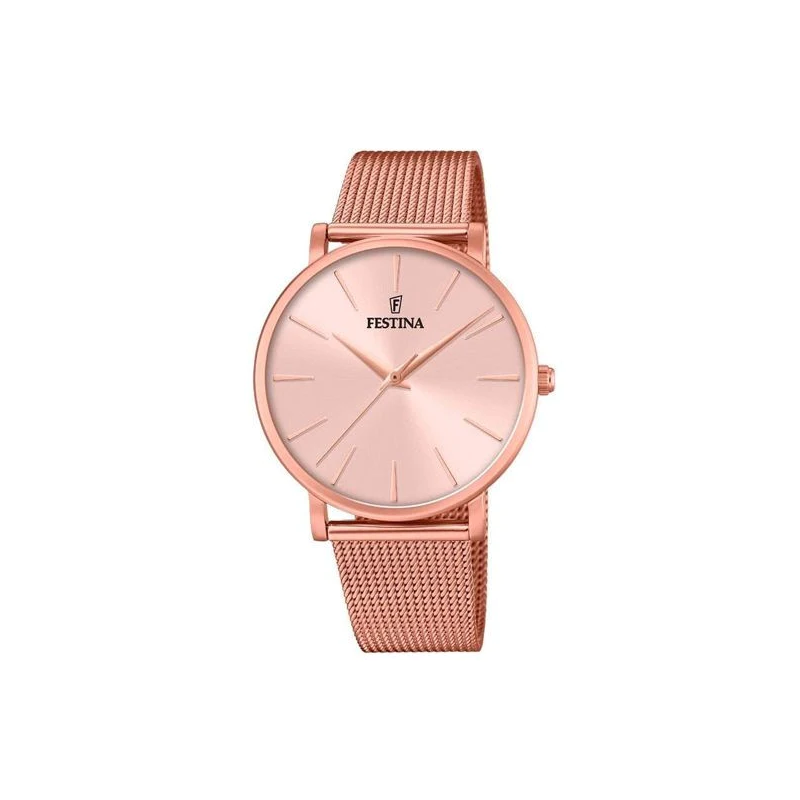 Orologio Solo Tempo Donna Festina Boyfriend F20477/1 in Acciaio Oro Rosa e Rosa Orologio Solo Tempo Donna Festina Boyfriend F20477/1 in Acciaio Oro Rosa e Rosa