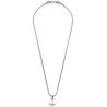 Collana Unisex Marlù Twisted 30CN0007-N in Acciaio Silver con Ancora