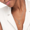Collana Unisex Marlù Twisted 30CN0007-N in Acciaio Silver con Ancora