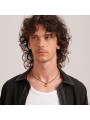 Collana Uomo Brosway Ink BIK128 in Acciaio Pvd Gun Con Pendente