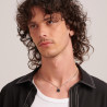 Collana Uomo Brosway Ink BIK126 in Acciaio Pvd Gun Con Pendente Nero