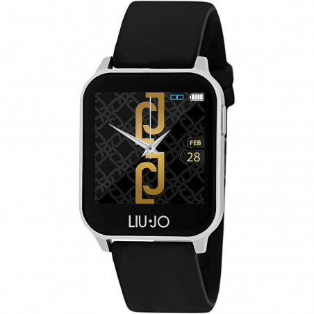 Orologio Smartwatch Unisex LiuJo Energy SWLJ013 Cinturino in Silicone Nero