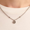 Collana Uomo Brosway Poseidon BPN01 in Acciaio Silver con Rosa dei Venti