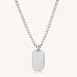 Collana Uomo Brosway INK BIK01 in Acciaio Silver con Pendente