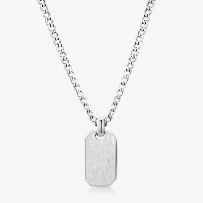 Collana Uomo Brosway INK BIK01 in Acciaio Silver con Pendente Collana Uomo Brosway INK BIK01 in Acciaio Silver con Pendente
