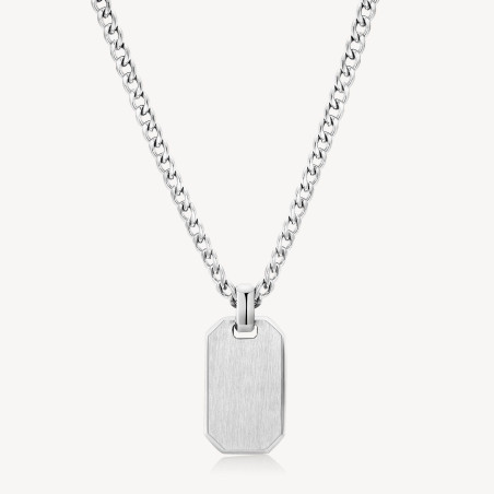 Collana Uomo Brosway INK BIK01 in Acciaio Silver con Pendente