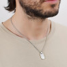 Collana Uomo Brosway INK BIK01 in Acciaio Silver con Pendente