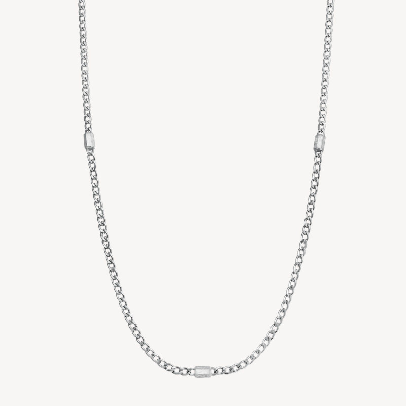 Collana Uomo Brosway Ink BIK04 in Acciaio Silver Originale Collana Uomo Brosway Ink BIK04 in Acciaio Silver Originale