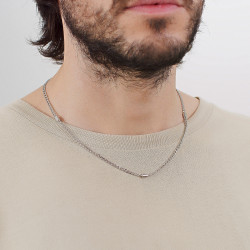 Collana Uomo Brosway Ink BIK04 in Acciaio Silver Originale