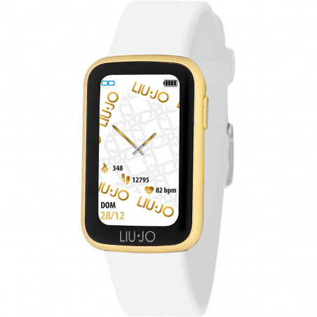 Orologio Smartwatch Donna LiuJo Fit SWLJ037 Cinturino in Silicone Colore Bianco