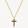 Collana Uomo Brosway Backliner BBC02 in Acciaio con Pendente Croce Colore Oro