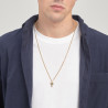 Collana Uomo Brosway Backliner BBC02 in Acciaio con Pendente Croce Colore Oro