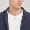 Collana Uomo Brosway Backliner BBC04 in Acciaio con Pendente Croce Colore Silver