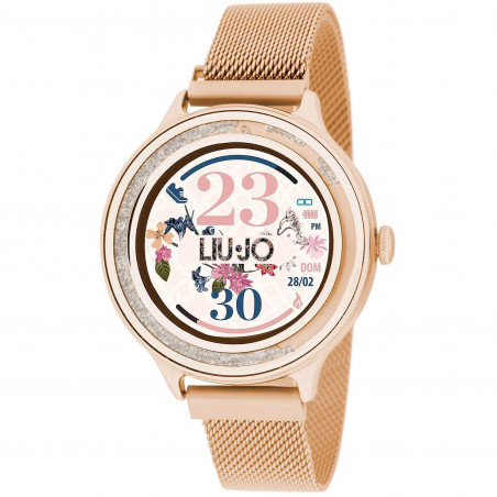 Orologio Smartwatch Donna LiuJo SWLJ050 in Acciaio Colore Oro Rosa 40mm