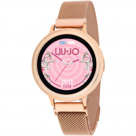 Orologio Smartwatch Donna Tech LiuJo SWLJ057 in Acciaio Colore Oro Rosa 40mm