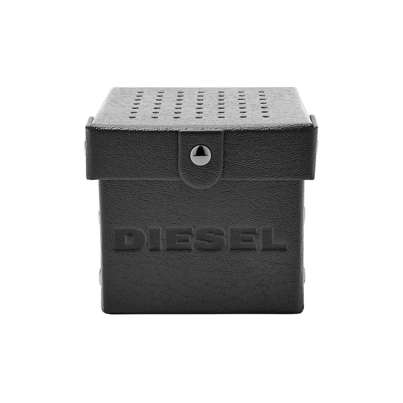 Diesel MS9 Orologio Uomo DZ1864 – Cassa 44x49 Mm, Acciaio E Pelle, Movimento Quarzo, Impermeabile 5 ATM – Design Robusto E Moderno