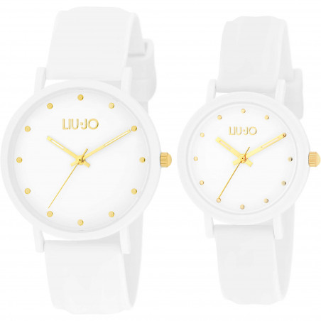 Orologio Solo Tempo Donna LiuJo TLJ2207 Mom And Me in Silicone Bianco 36 e 30mm