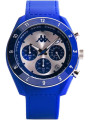 Orologio Cronografo Unisex Kappa Rush Ceramica KW-090 Cinturino in Silicone Blu