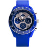 Orologio Cronografo Unisex Kappa Rush Ceramica KW-090 Cinturino in Silicone Blu