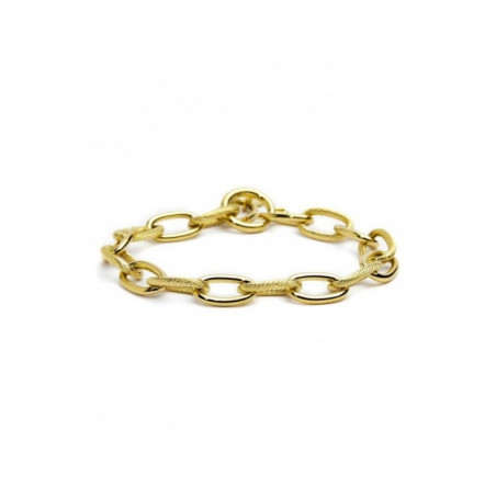 Bracciale Donna Marlù Be Woman 2BR0068G Catena a Maglia in Acciaio Oro Giallo