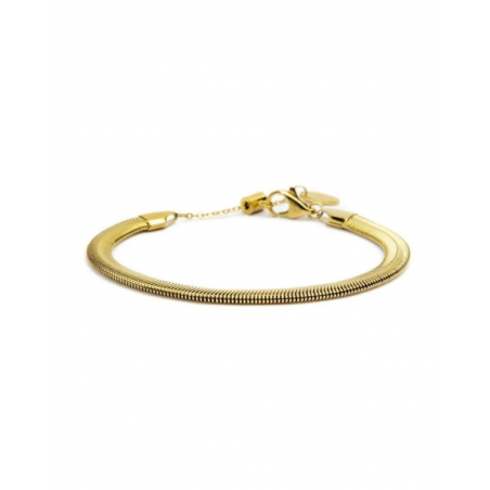 Bracciale Donna Marlù Be Woman 2BR0069G Catena Snake in Acciaio Colore Oro