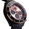 Orologio Cronografo Unisex Kappa Rush Ceramica KW-074 Cinturino in Silicone Nero