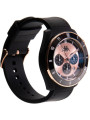Orologio Cronografo Unisex Kappa Rush Ceramica KW-074 Cinturino in Silicone Nero