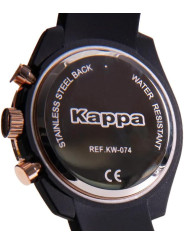 Orologio Cronografo Unisex Kappa Rush Ceramica KW-074 Cinturino in Silicone Nero