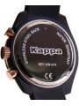 Orologio Cronografo Unisex Kappa Rush Ceramica KW-074 Cinturino in Silicone Nero