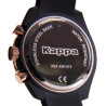 Orologio Cronografo Unisex Kappa Rush Ceramica KW-074 Cinturino in Silicone Nero