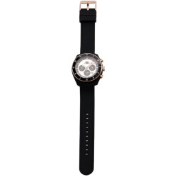 Orologio Cronografo Unisex Kappa Rush Ceramica KW-074 Cinturino in Silicone Nero