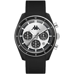 Orologio Unisex Kappa Rush Ceramica KW-059 Cinturino in Silicone Nero 45mm