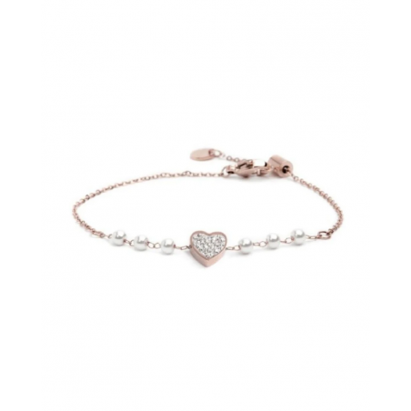 Bracciale Donna Marlù Nel Mio Cuore 15BR067R-W Colore Oro Rosa con Cristalli