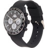 Orologio Cronografo Unisex Kappa KW-036 Cinturino in Silicone Nero Cassa 45mm