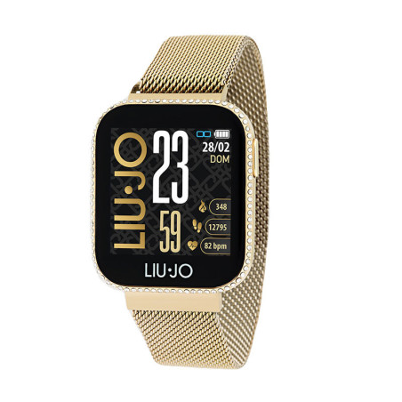 Smartwatch Luxury Liu Jo Gold SWLJ012 brillantini | GioielliNadir.it