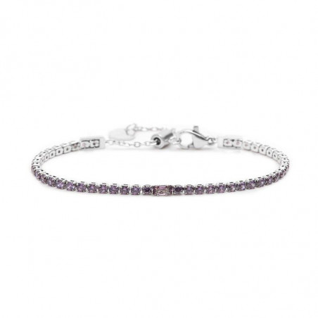 Bracciale Donna Marlù Tennis 31BR0006-P in Acciaio Silver e Zirconi