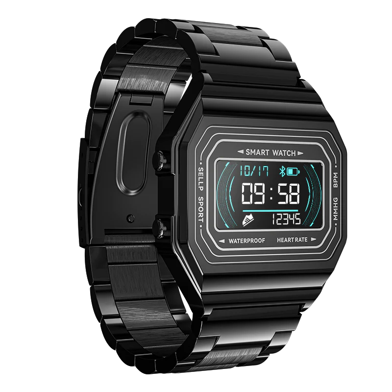 Orologio Smartwatch Unisex Paul Edward PE008A Vintage in Acciaio