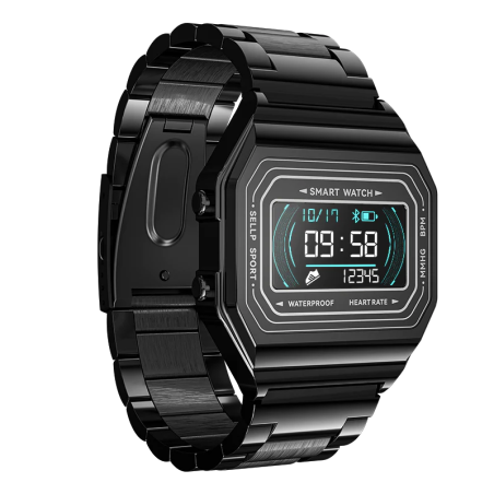 Orologio Smartwatch Unisex Paul Edward PE008A Vintage in Acciaio