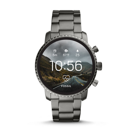 orologio smartwatch uomo fossil q explorist hr 44mm ftw4012