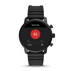 orologio smartwatch uomo fossil q explorist hr 44mm FTW4018