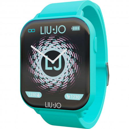 Orologio Smartwatch Uomo Liujo SWLJ068 Voice in Silicone Colore Turchese