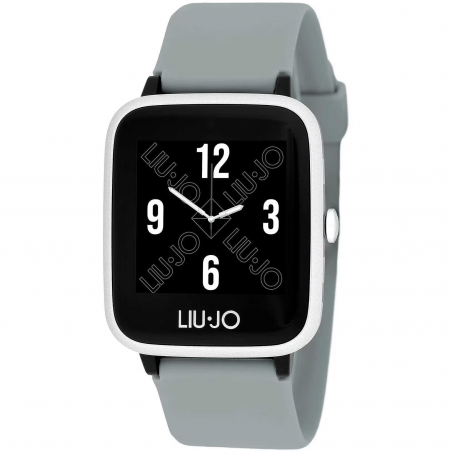 Orologio Smartwatch Unisex Liujo SWLJ043 in Silicone Grigio Full Touch
