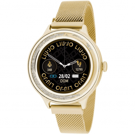 Orologio Smartwatch Donna Liujo SWLJ049 in Acciaio 316L con Pvd Colore Oro