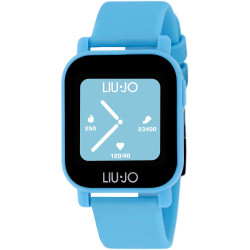 Orologio Smartwatch Unisex LiuJo Teen SWLJ027 Cinturino in Silicone Azzurro Touch