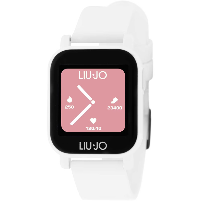 Orologio Smartwatch Unisex Liujo Teen SWLJ025 in Silicone Bianco Full Touch Orologio Smartwatch Unisex Liujo Teen SWLJ025 in Silicone Bianco Full Touch