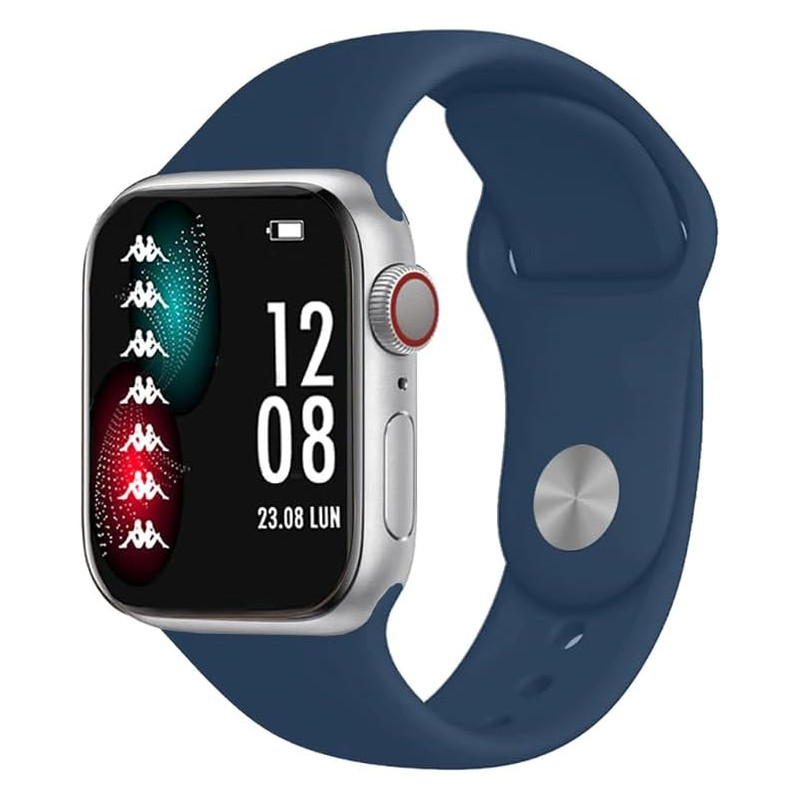 Orologio Smartwatch Uomo Kappa Prime KW-P009 Due Cinturini in Silicone Blu/Nero Orologio Smartwatch Uomo Kappa Prime KW-P009 Due Cinturini in Silicone Blu/Nero